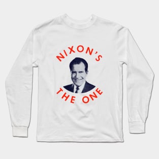 1972 Nixon's the One Long Sleeve T-Shirt